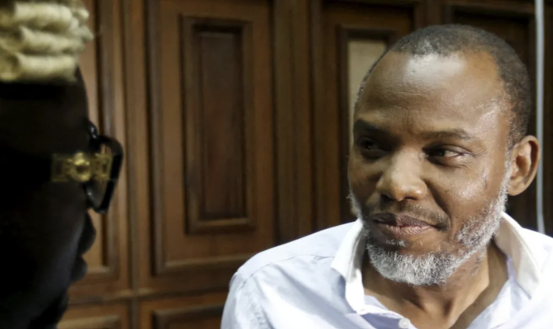 Nigerian separatist leader sacks lawyers at start of his defence in court