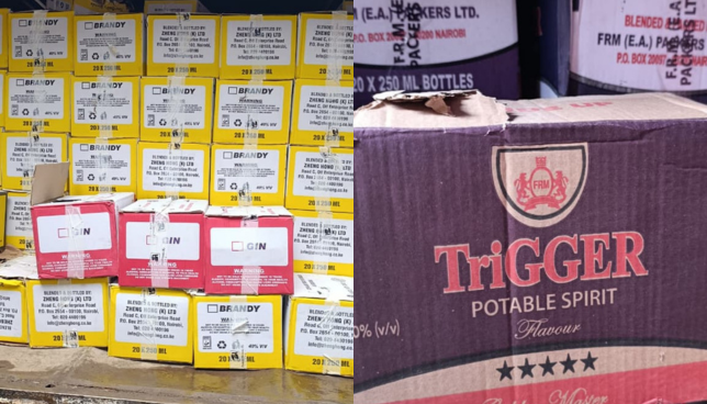 NACADA Seizes Sh5.28 Million Worth of Counterfeit Alcohol