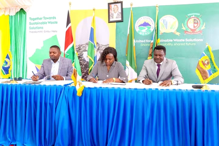 Counties unite for a greener Mt Kenya East with landmark waste management pact