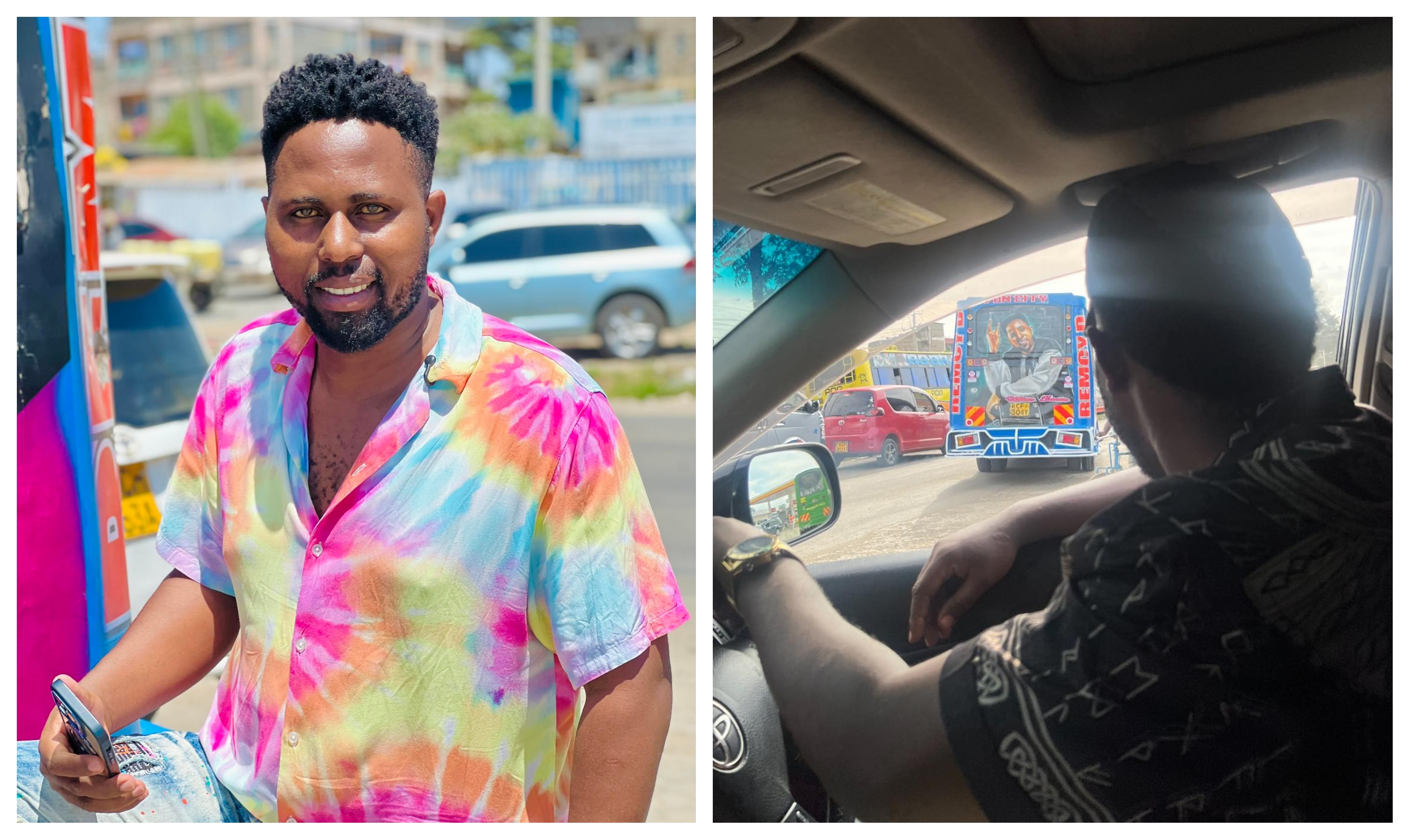 Emotional Remcy Don Sees His Matatu on a Road he Used to Walk