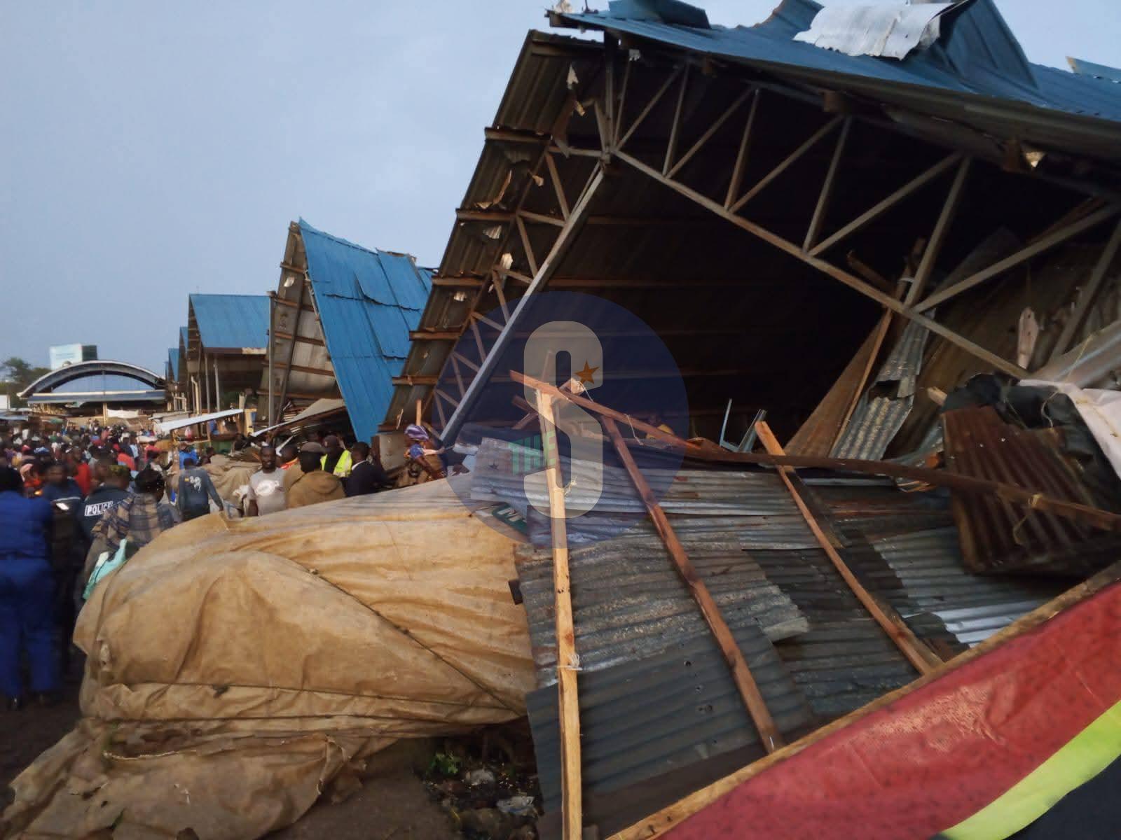 Kibuye Market roof collapses, several injured