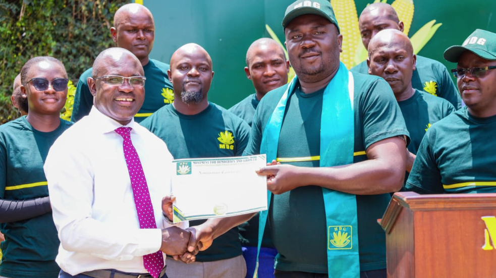 [PHOTOS] MDG unveils candidates for November 27 by-elections