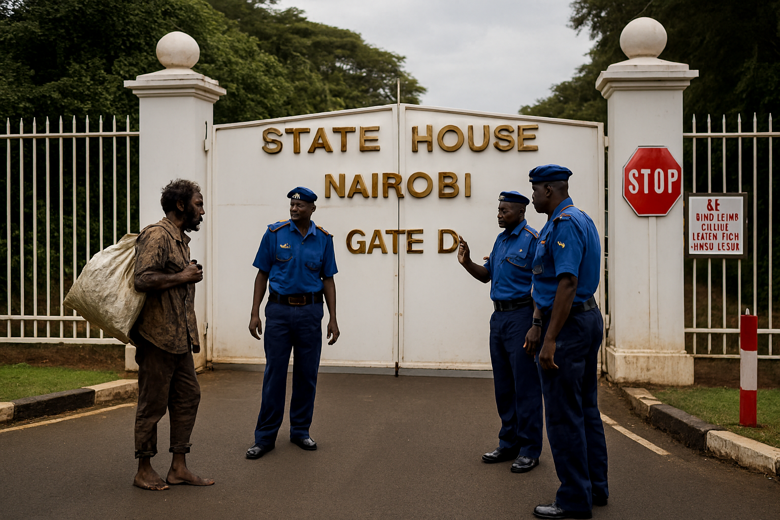 Cop speared to death at State House gate identified