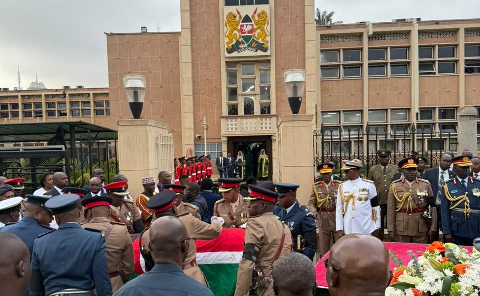 Raila Odinga's Body Finally at Parliament for Dignitaries' Viewing