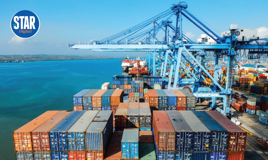 Mombasa port container traffic for TEU [M]