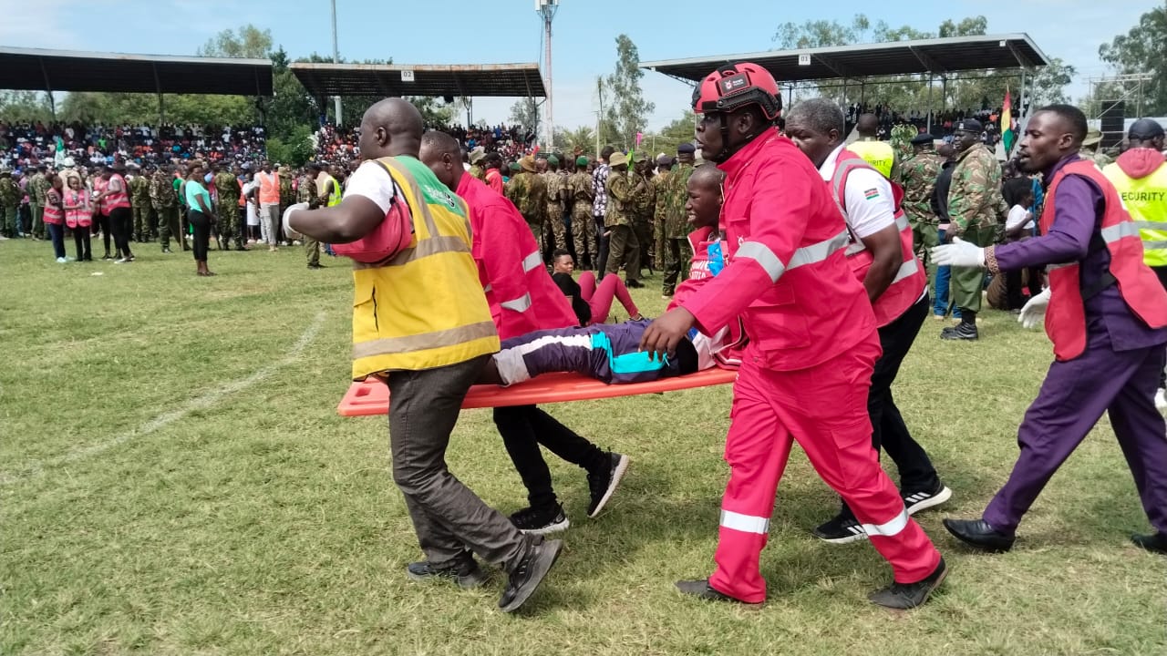 First Aid at Kisumu's Odinga Viewing // FAITH MATETE