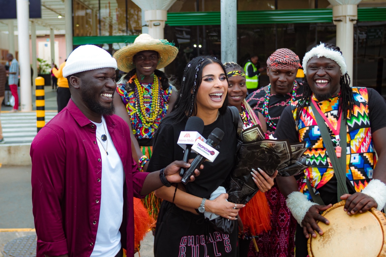 South African Songstress AzureDé in Kenya for this specific Mission