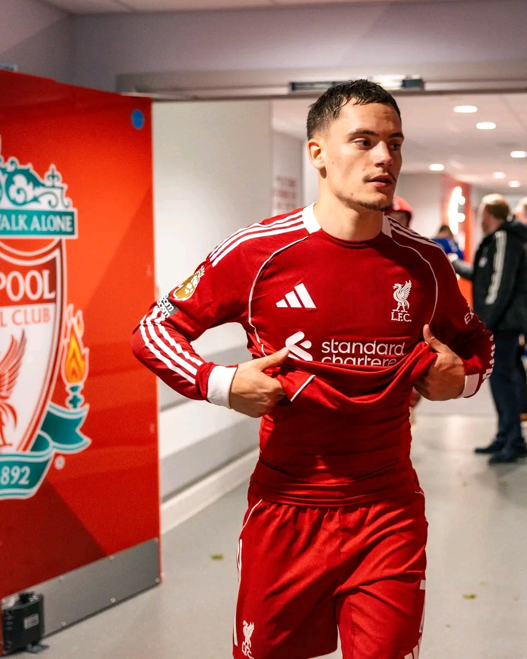 Liverpool midfielder Florian Wirtz