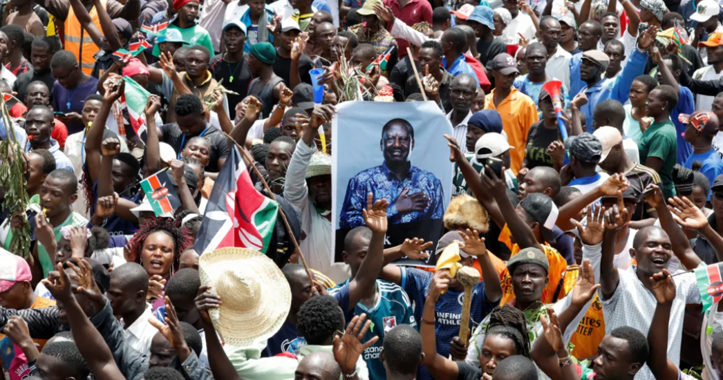 Kenyans bid farewell to Raila in his political heartland