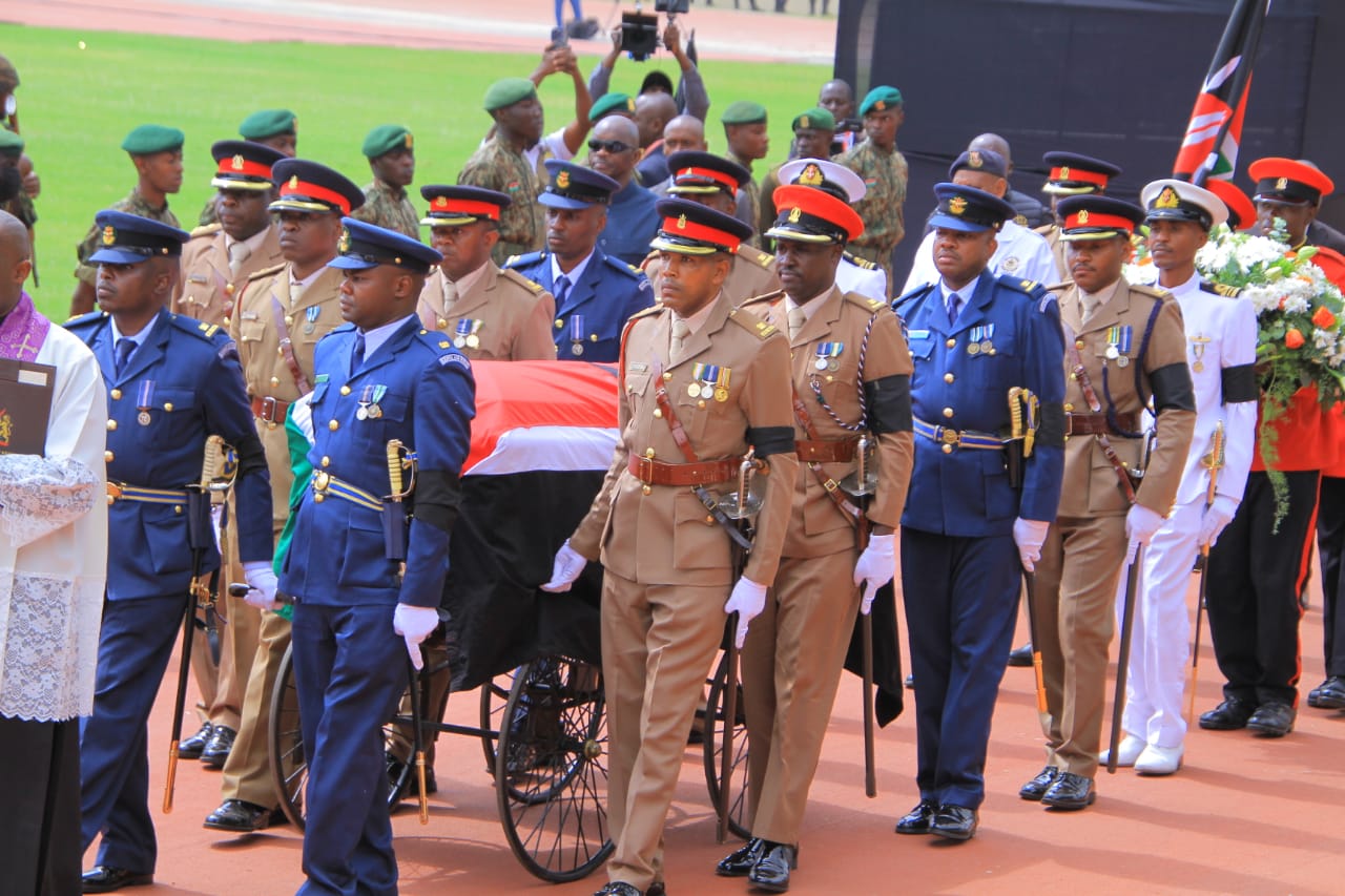Raila Odinga's Body Arrives in Kisumu on Military Aircraft ENIGMA01