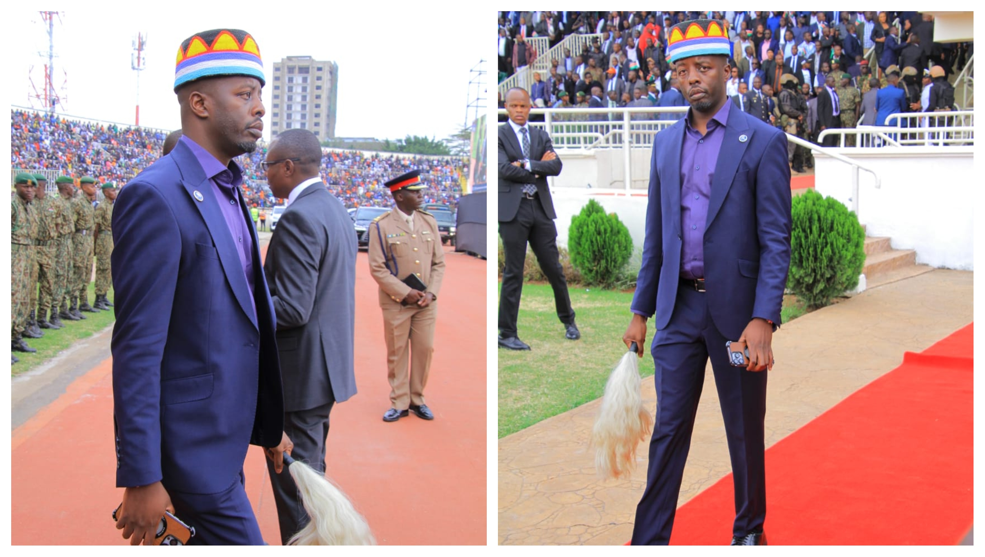 Symbol of Continuity: Raila Junior’s Iconic Display at Nyayo Stadium
