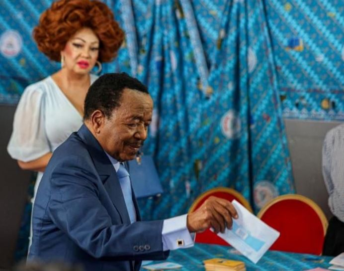 Cameroon's 92-year-old president wins controversial eighth term