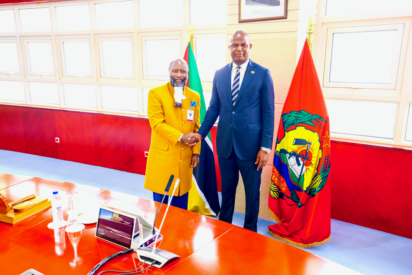Prophet Dr. Owuor received by Mozambican President Daniel Chapo