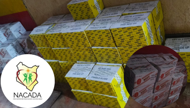 NACADA Seizes Sh1.2 Million in Counterfeit Alcohol During Kisii Crackdown
