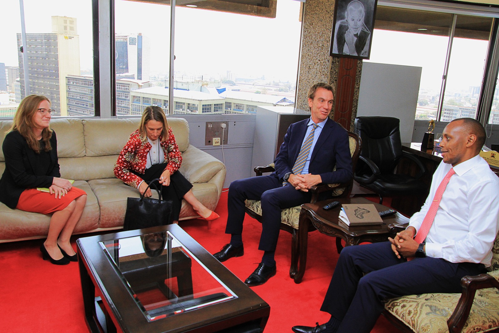 Defence committee chair Koech holds talks with British envoy