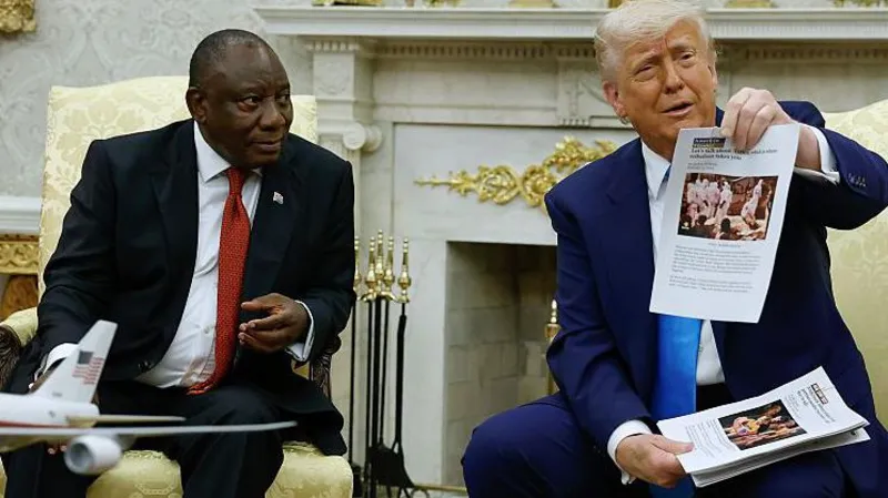 South Africa hits back at US refugee plan to favour white Afrikaners