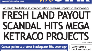 Briefs: Fresh land payout scandal hits Ketraco projects