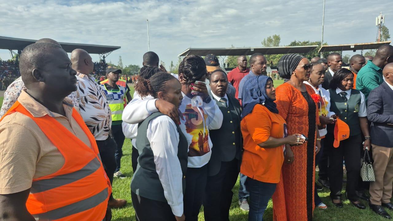 [PHOTO] Emotions as Wanga breaks down at Mamboleo Stadium