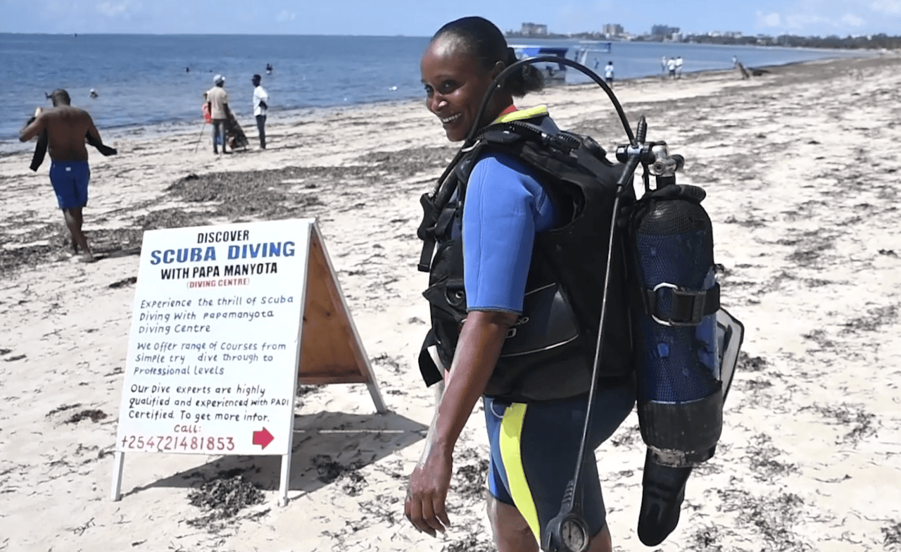 Search and rescue diver breaks ceilings, makes waves in Coast