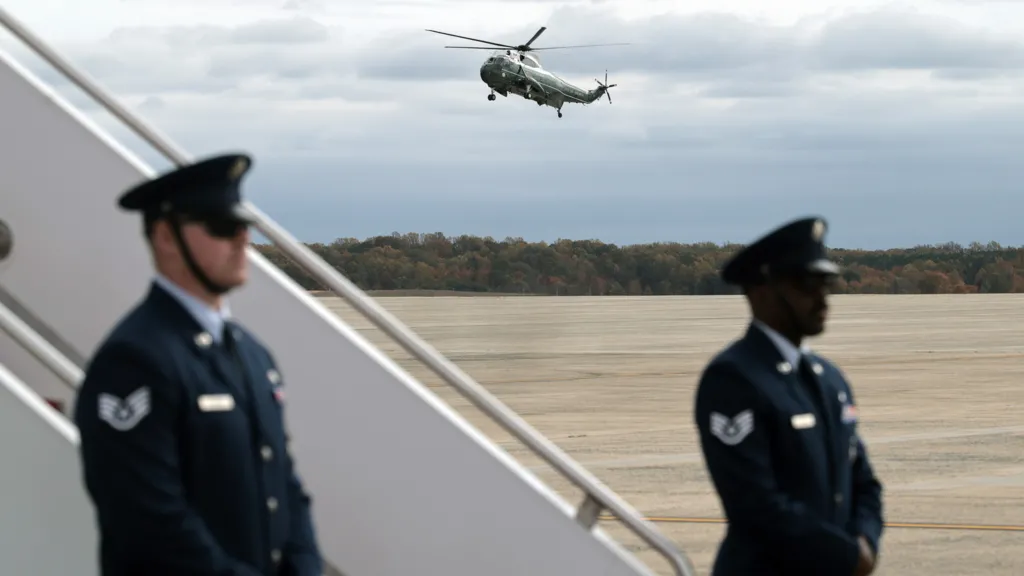 Multiple people fall ill after package delivered to Air Force One base