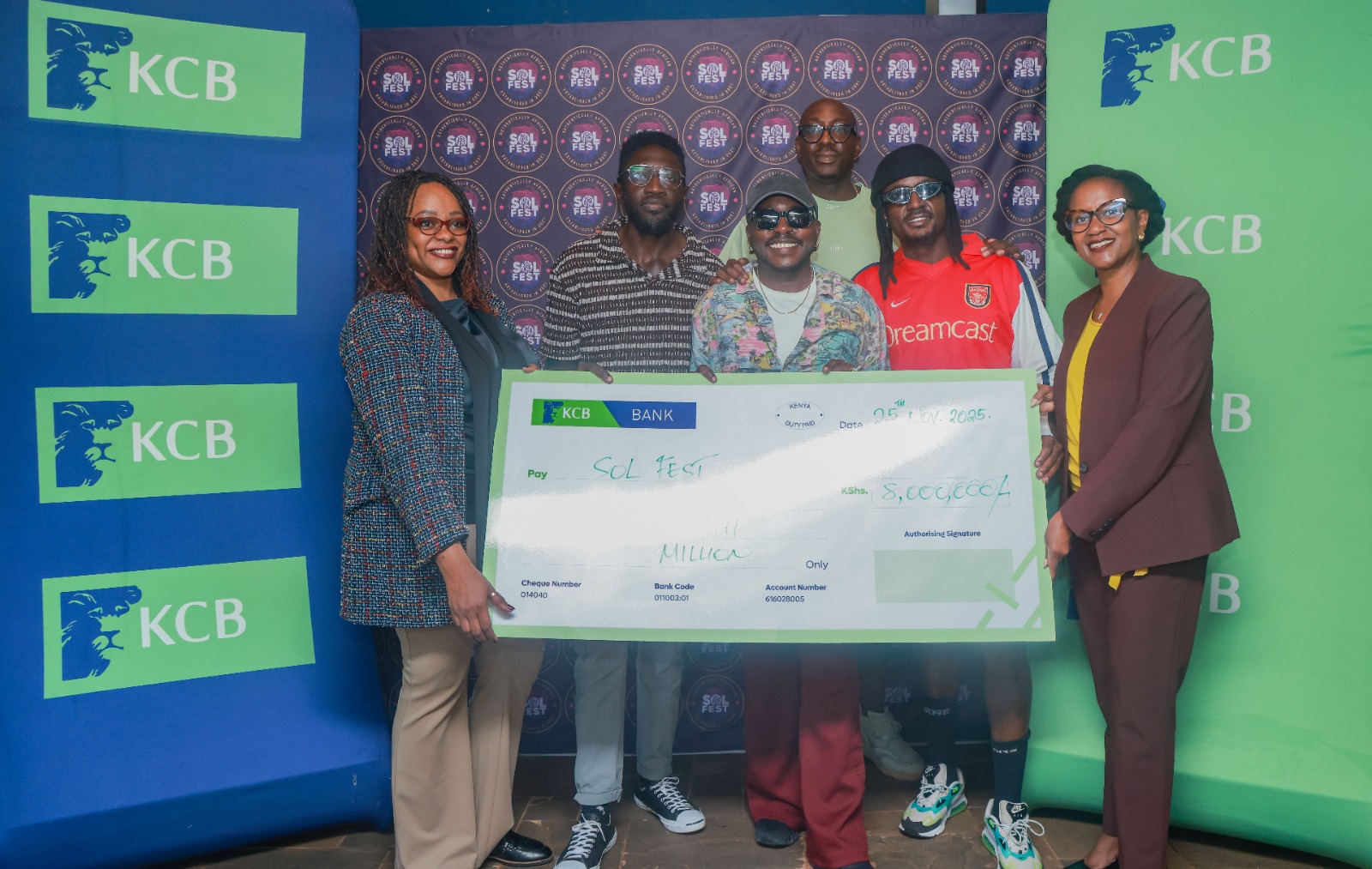 KCB, Sauti Sol announce partnership to power SolFest 2025
