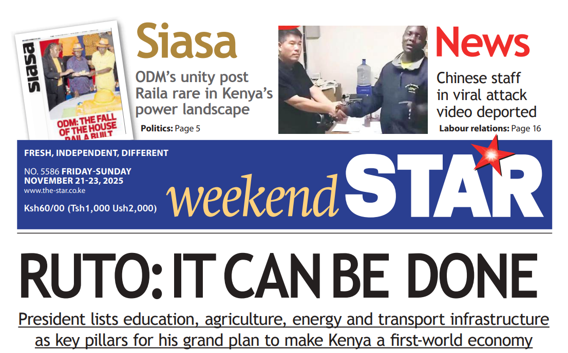 Briefs: Ruto's plan to make Kenya first-world country