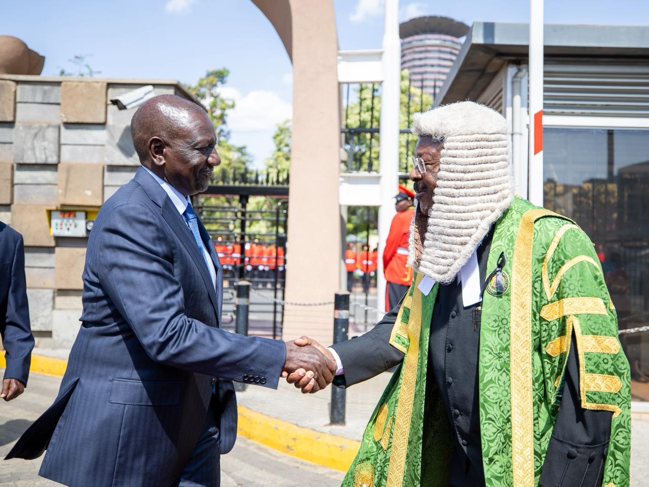 Ruto to be hosted at Parliament for a reception after address