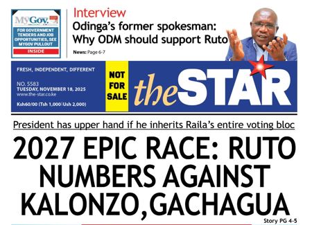Brief: 2027 epic race: Ruto numbers against Gachagua