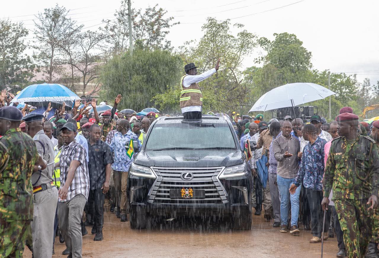 [PHOTOS] Ruto sets camp in Machakos as Ukambani tour enters day three