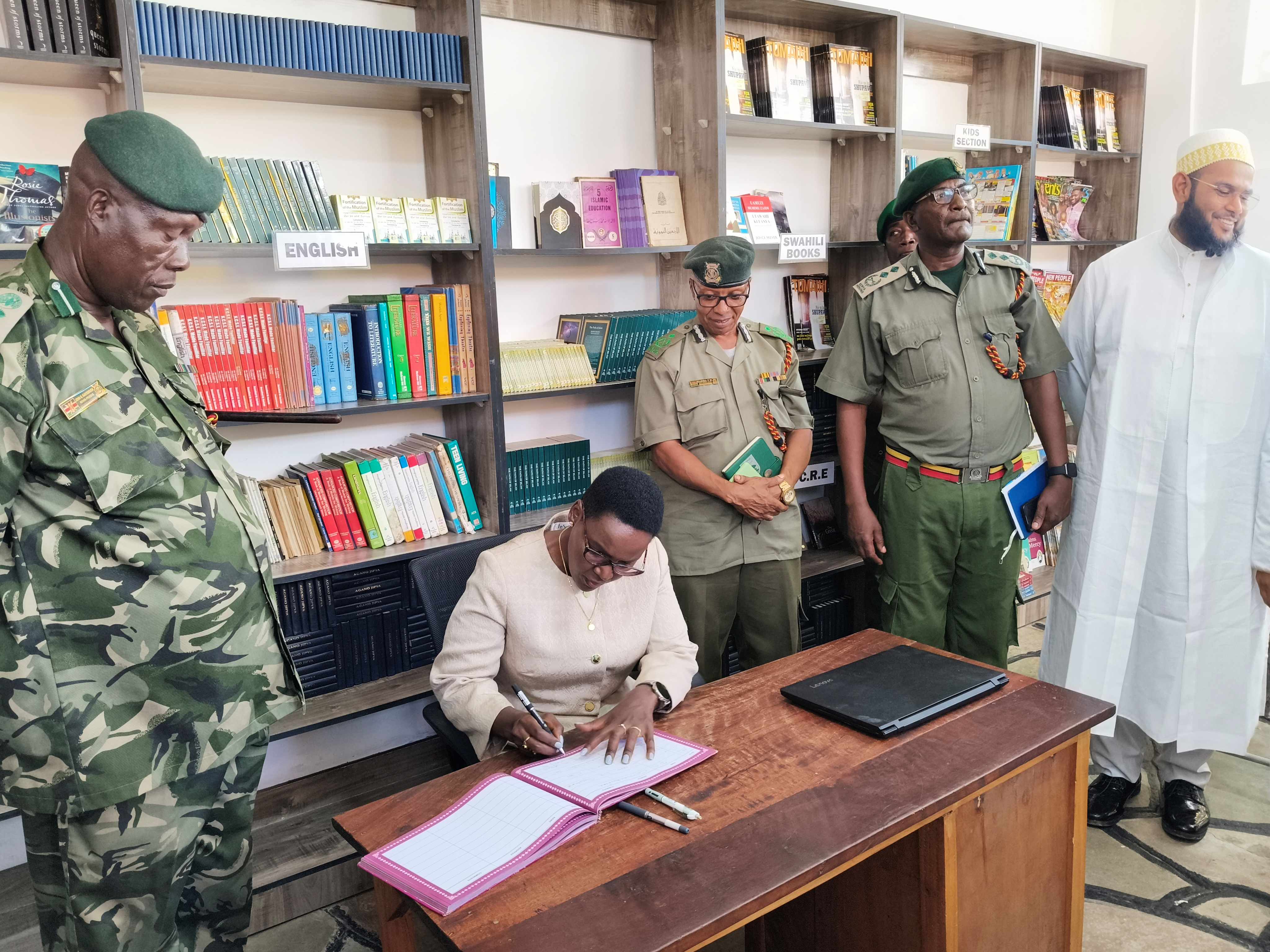 Dawoodi Bohra Community hands over refurbished library to Mombasa remand