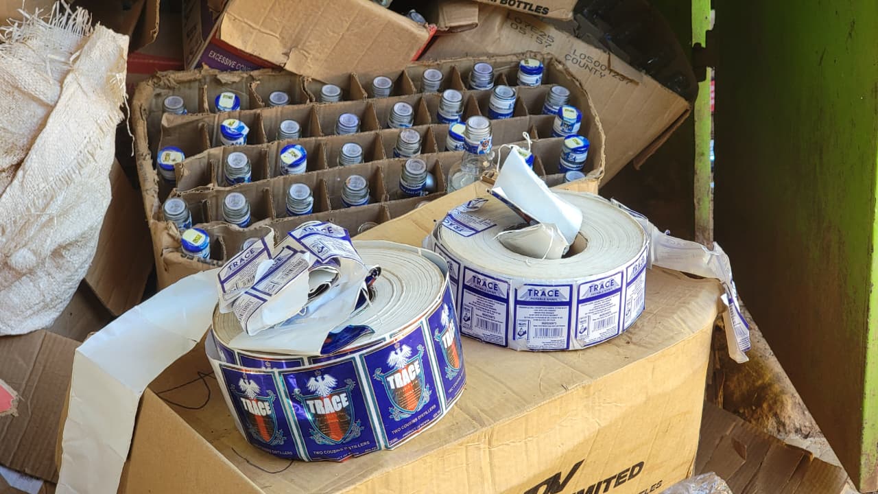 NACADA Dawn Raid Uncovers Massive Counterfeit Liquor Network in Kitui