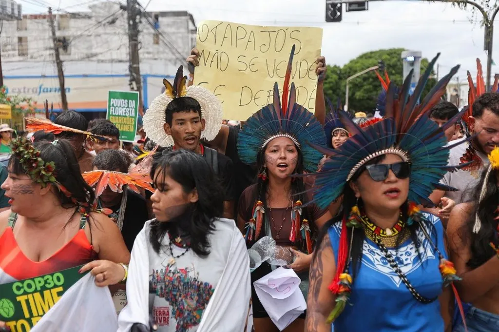 Thousands march outside COP30 summit in call for action