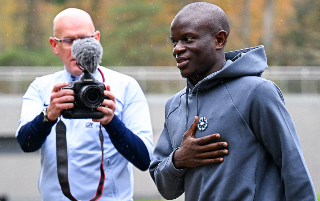 N'Golo Kanté Wins Hearts Again with Humble Arrival at France Camp