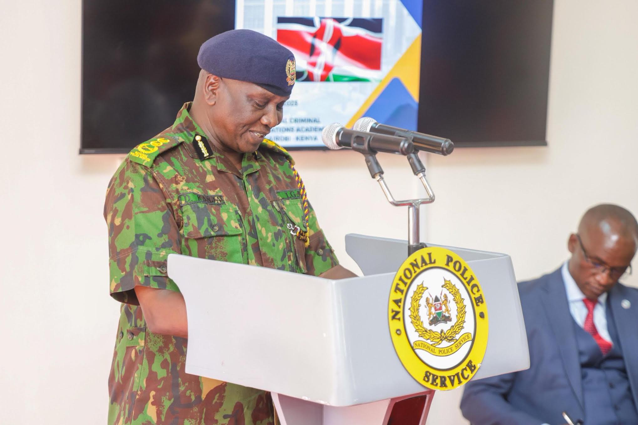 IG Kanja tells police to expand knowledge for easy crime management