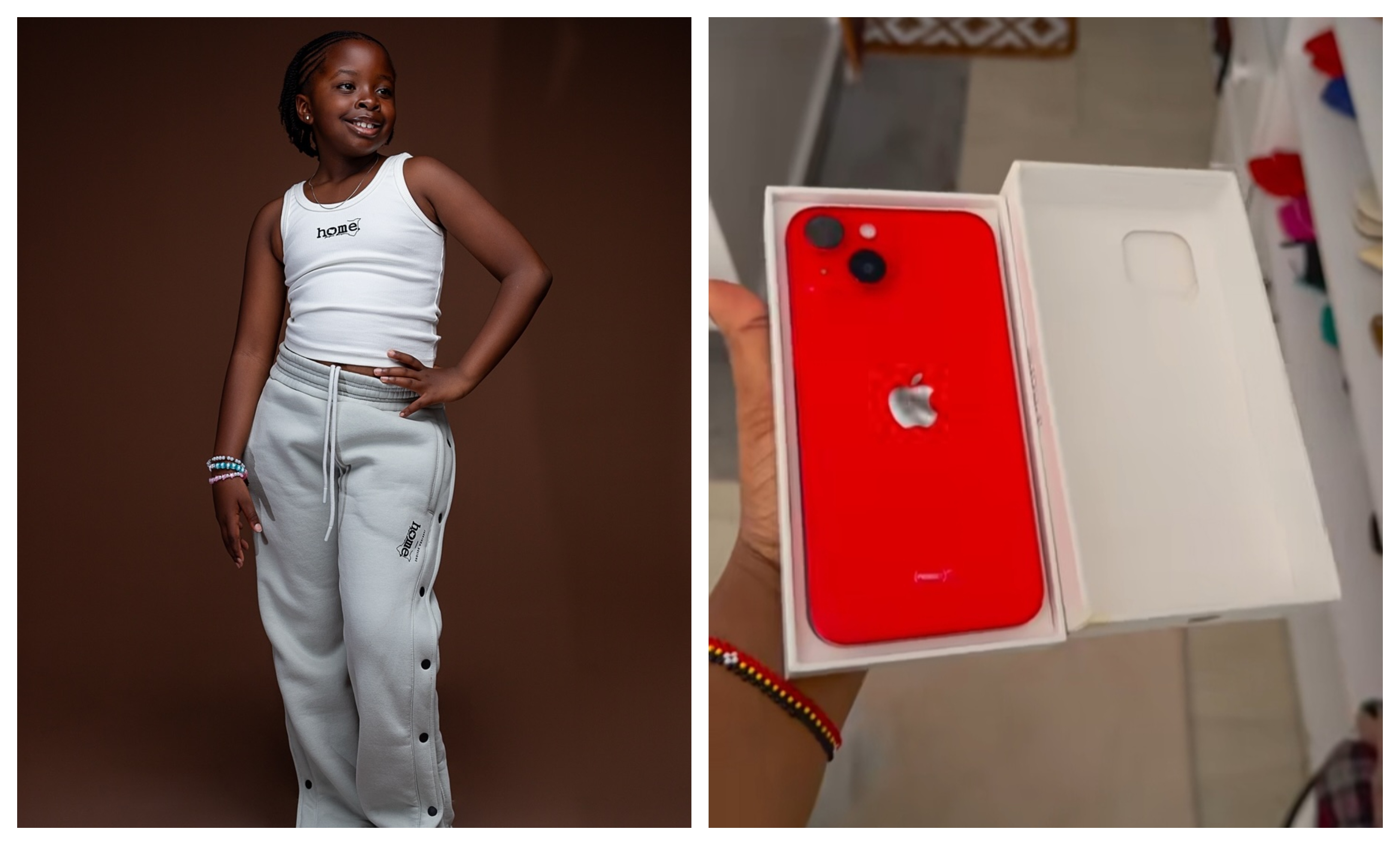 Yvette Obura Gifts Daughter Mueni a New iPhone for 10th Birthday