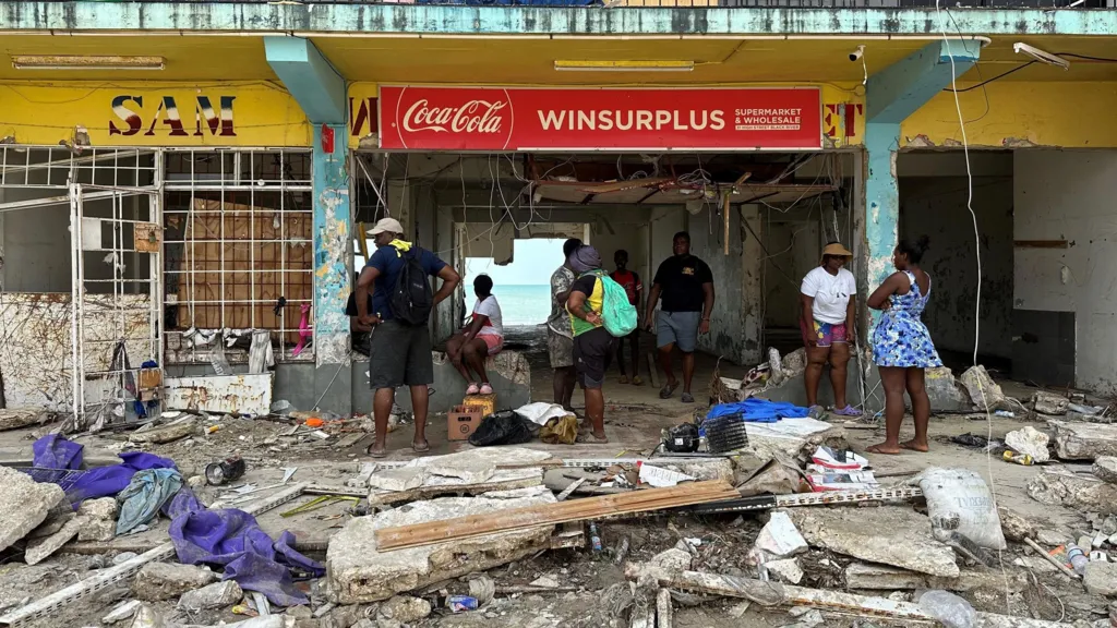 'We need food, we have no food' - desperation takes hold in Jamaica after hurricane