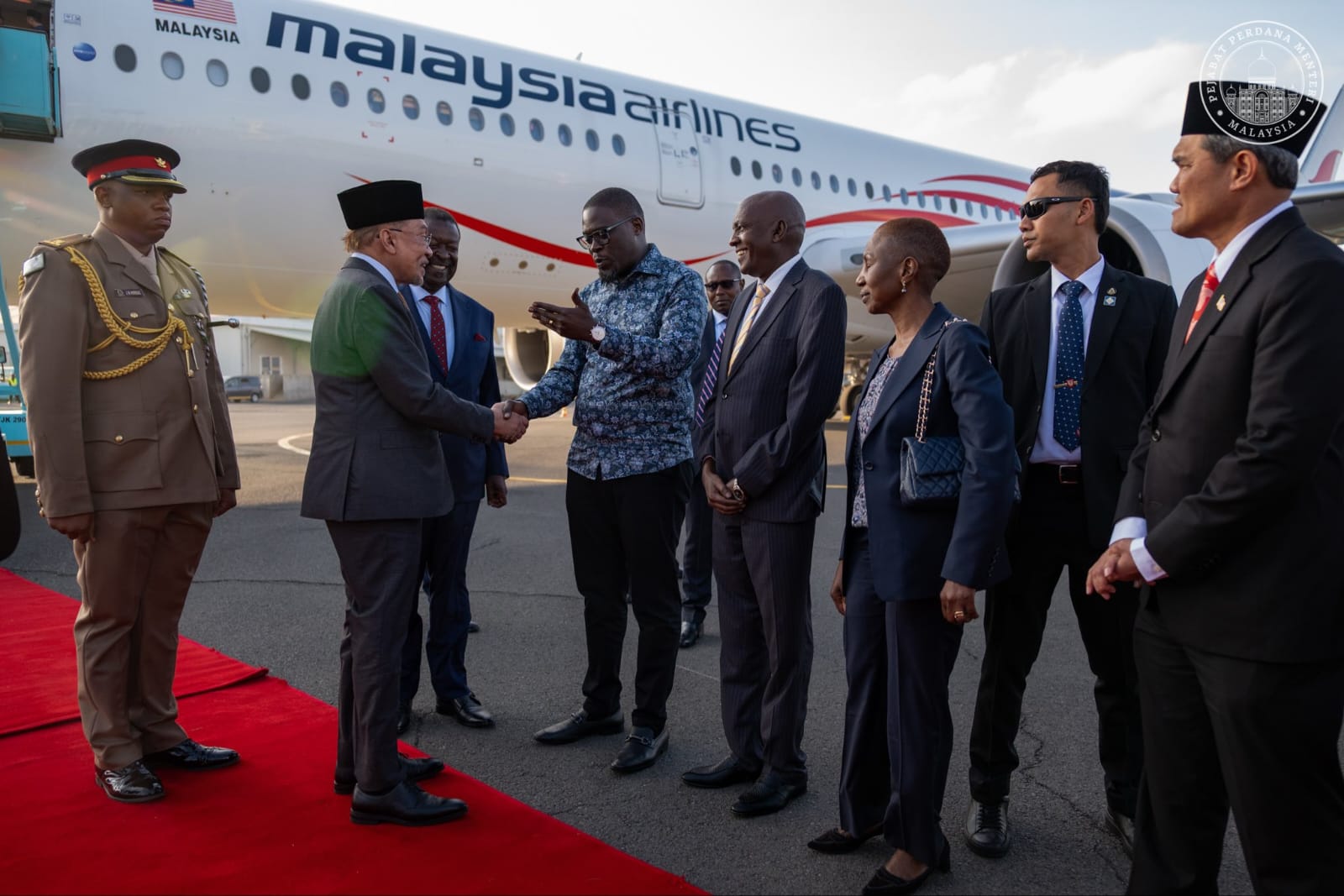Malaysian PM Anwar arrives in Kenya