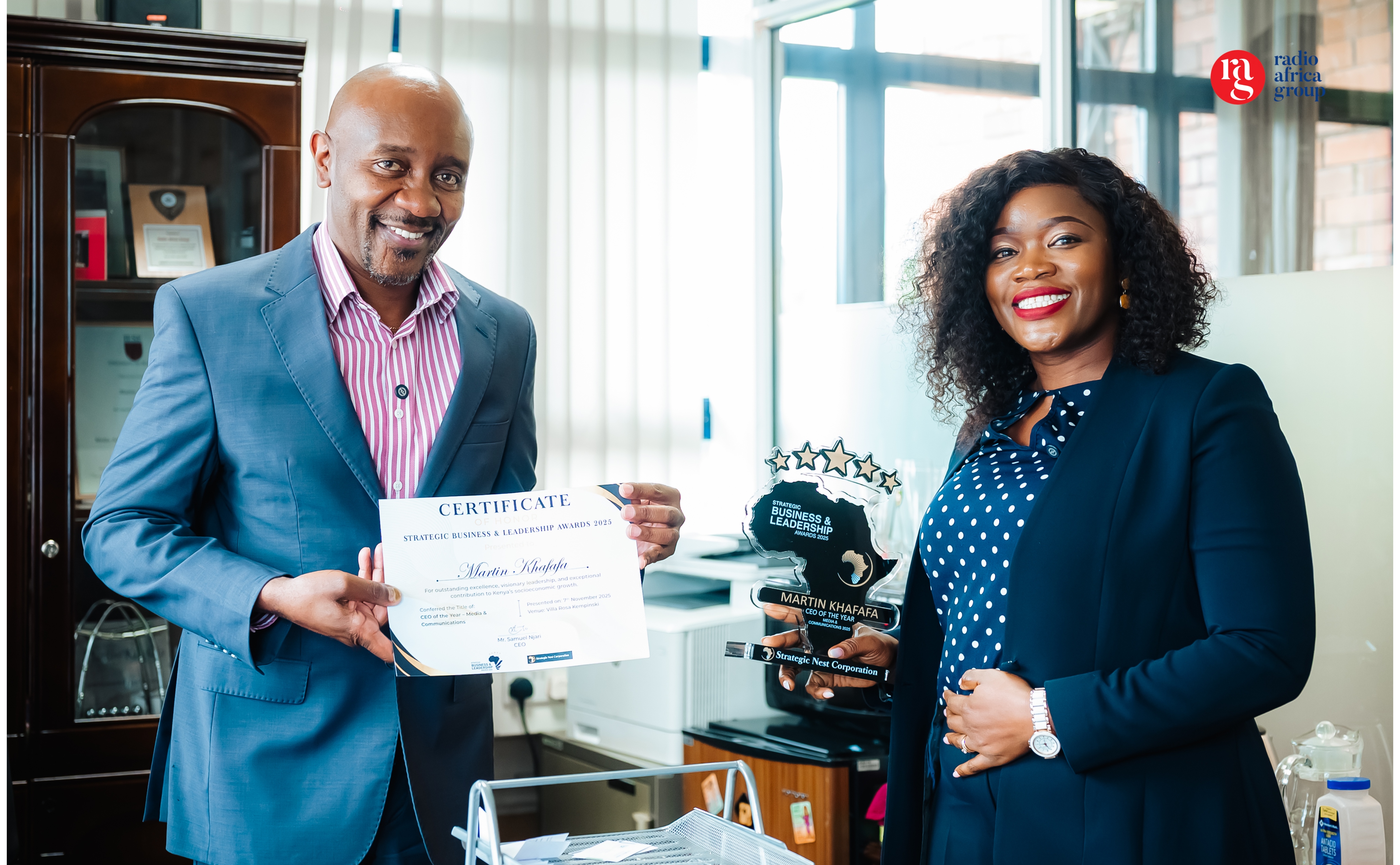 Radio Africa Group Celebrates Multiple Award Wins, Kalondu Included