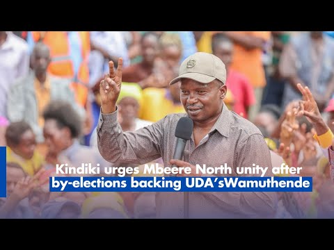 Kindiki urges Mbeere North unity after by-elections backing  UDA's Wamuthende
