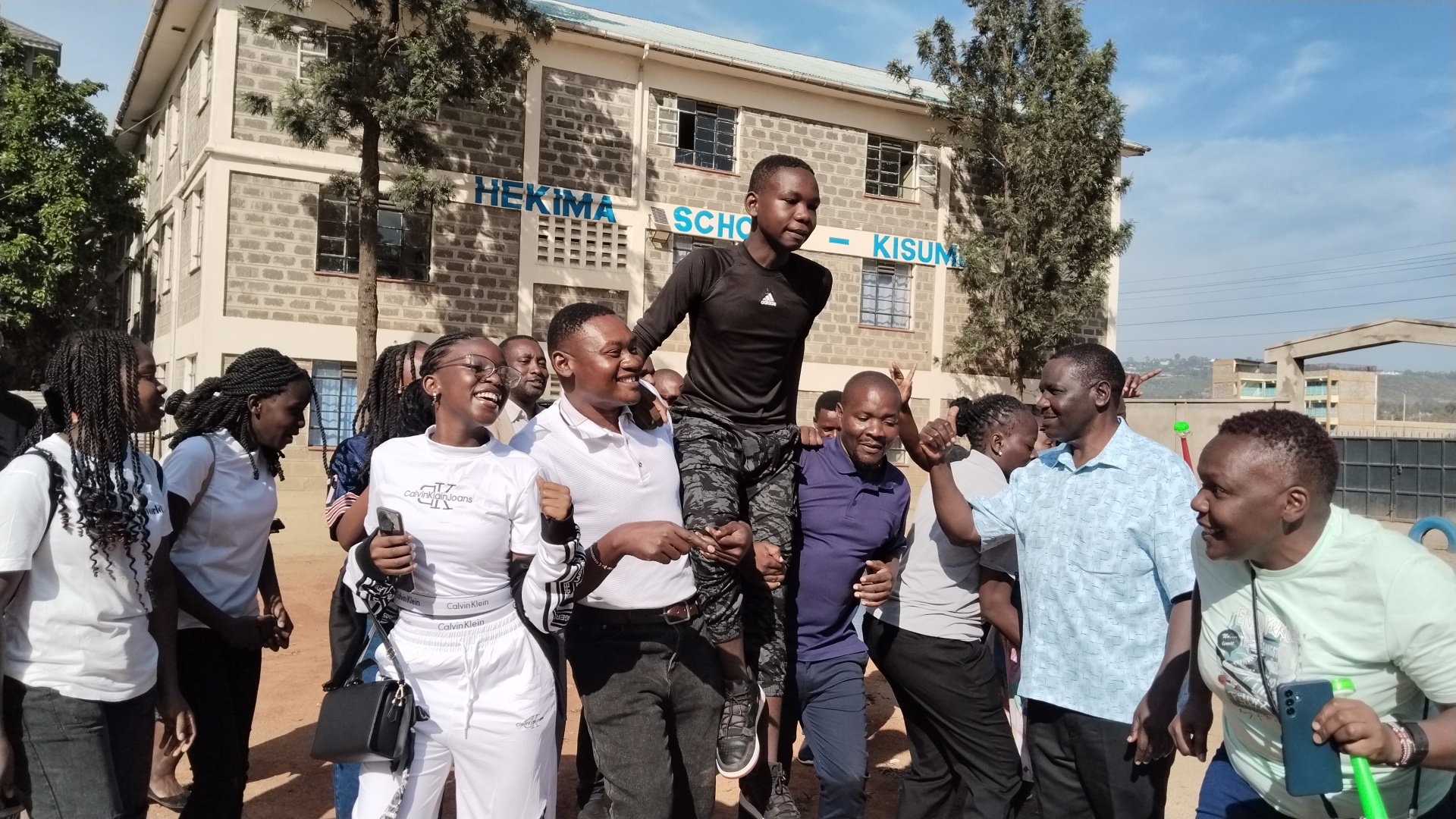 Hekima School bursts into celebration after impressive JSS results