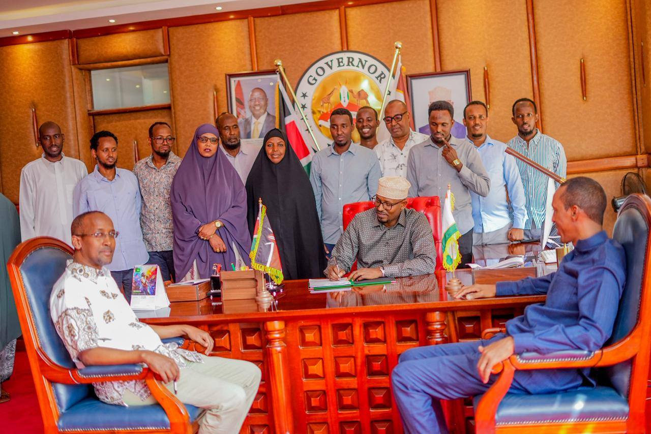 Governor Abdullahi assents to Wajir County Climate Change Act, 2025