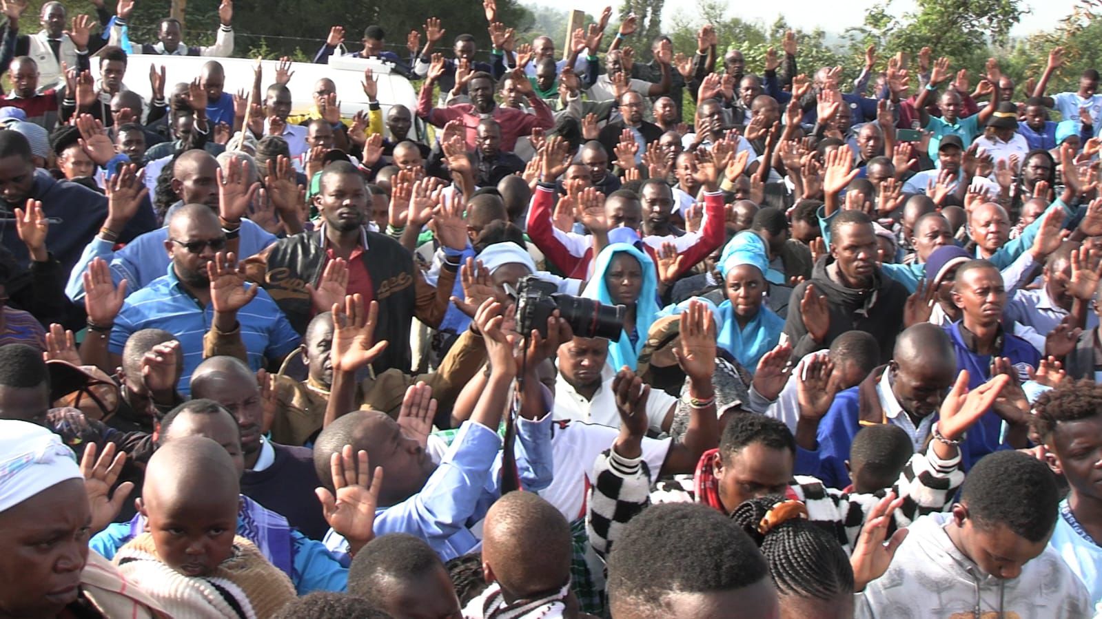 Pilgrims gather at foothills of Mt Kenya, pray for unity