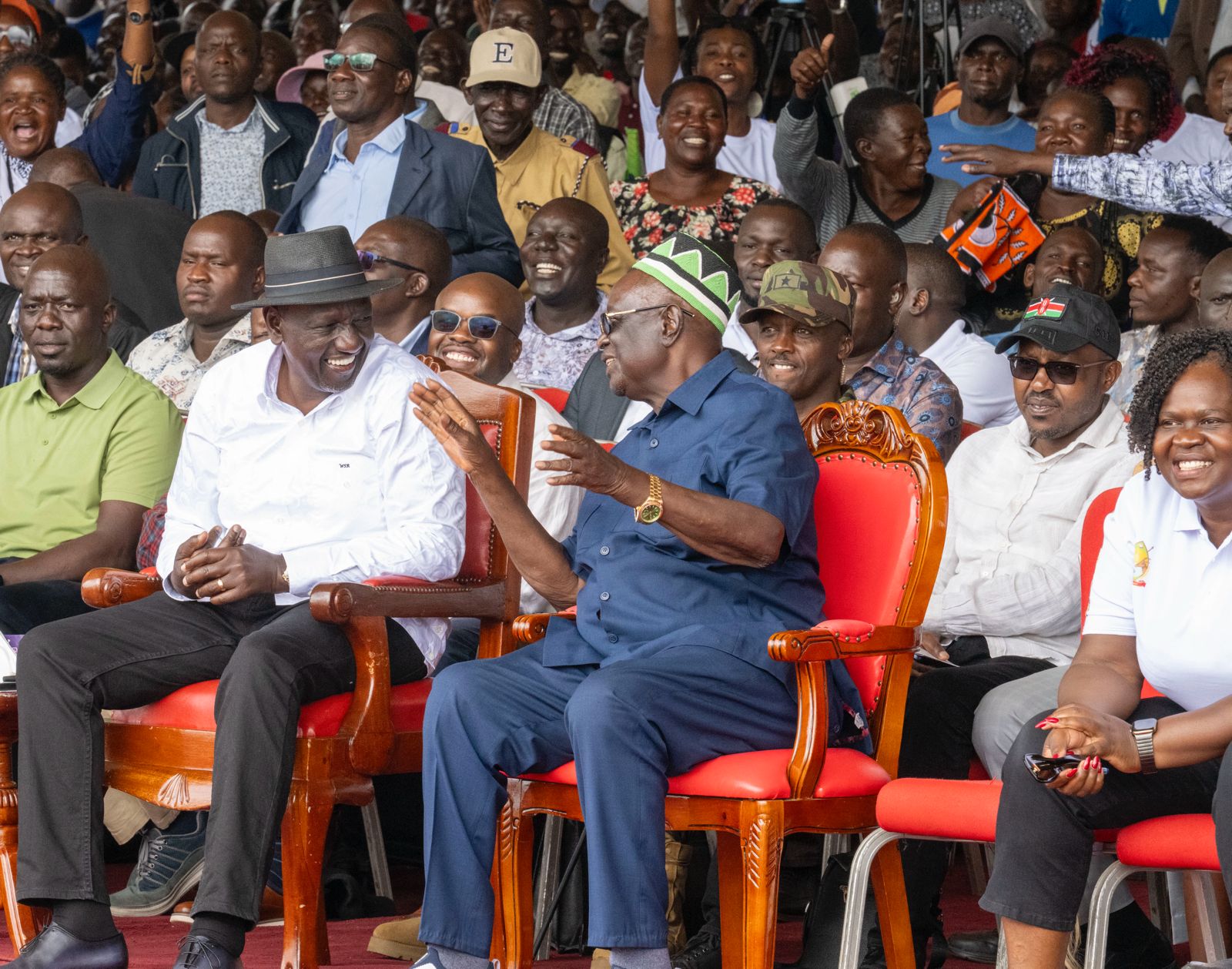 [PHOTOS] Ruto, Oburu graces 5th Piny Luo festival in Migori