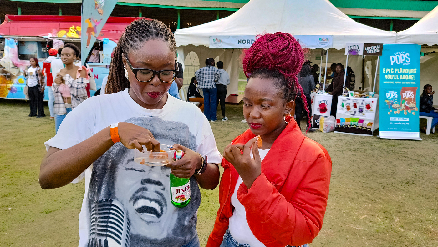 Participants at the Nairobi Street Food Festival