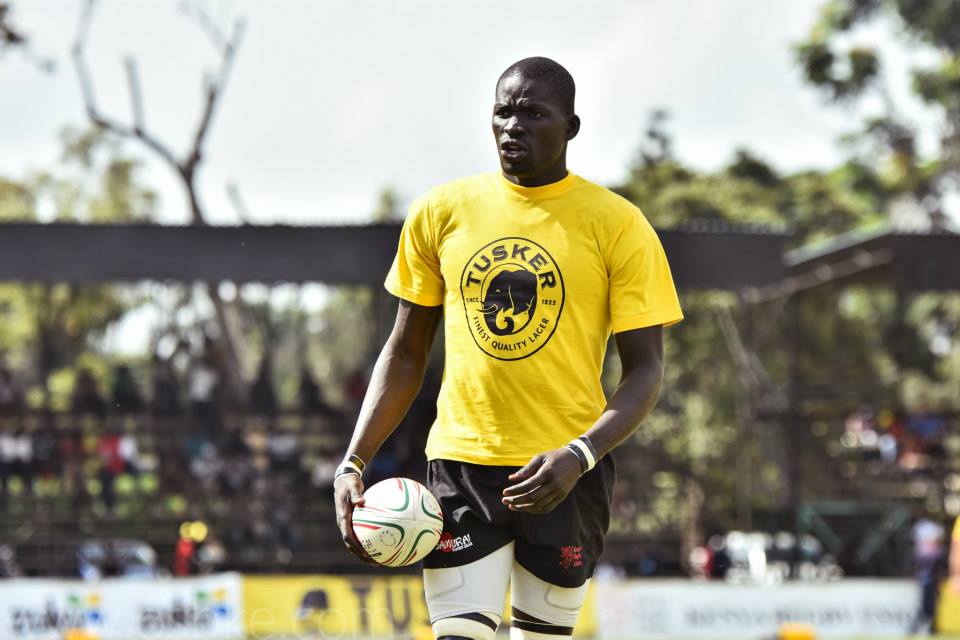 Oliver Mangeni during training session