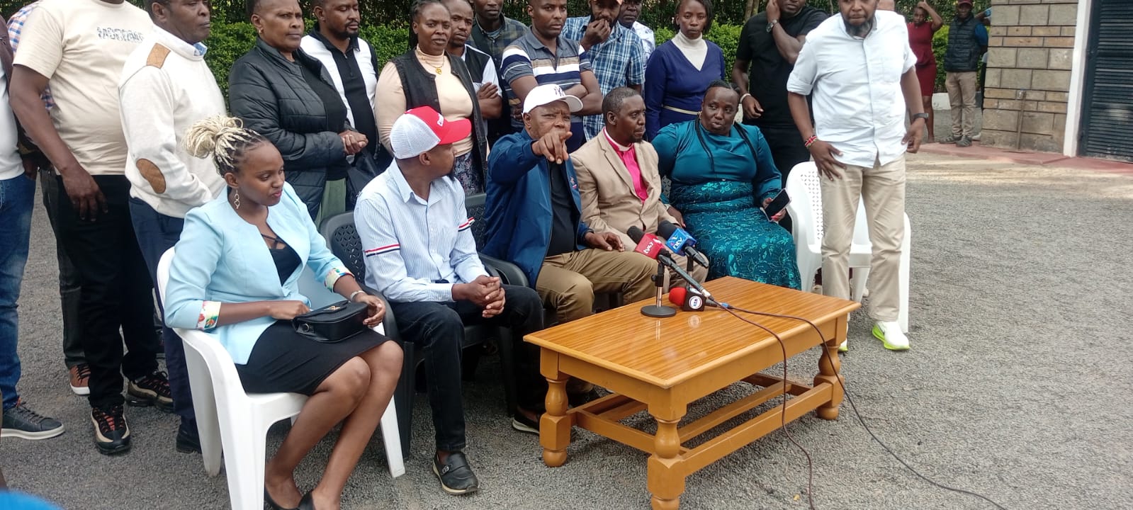 Ex-Mungiki leader Maina Njenga mourns father