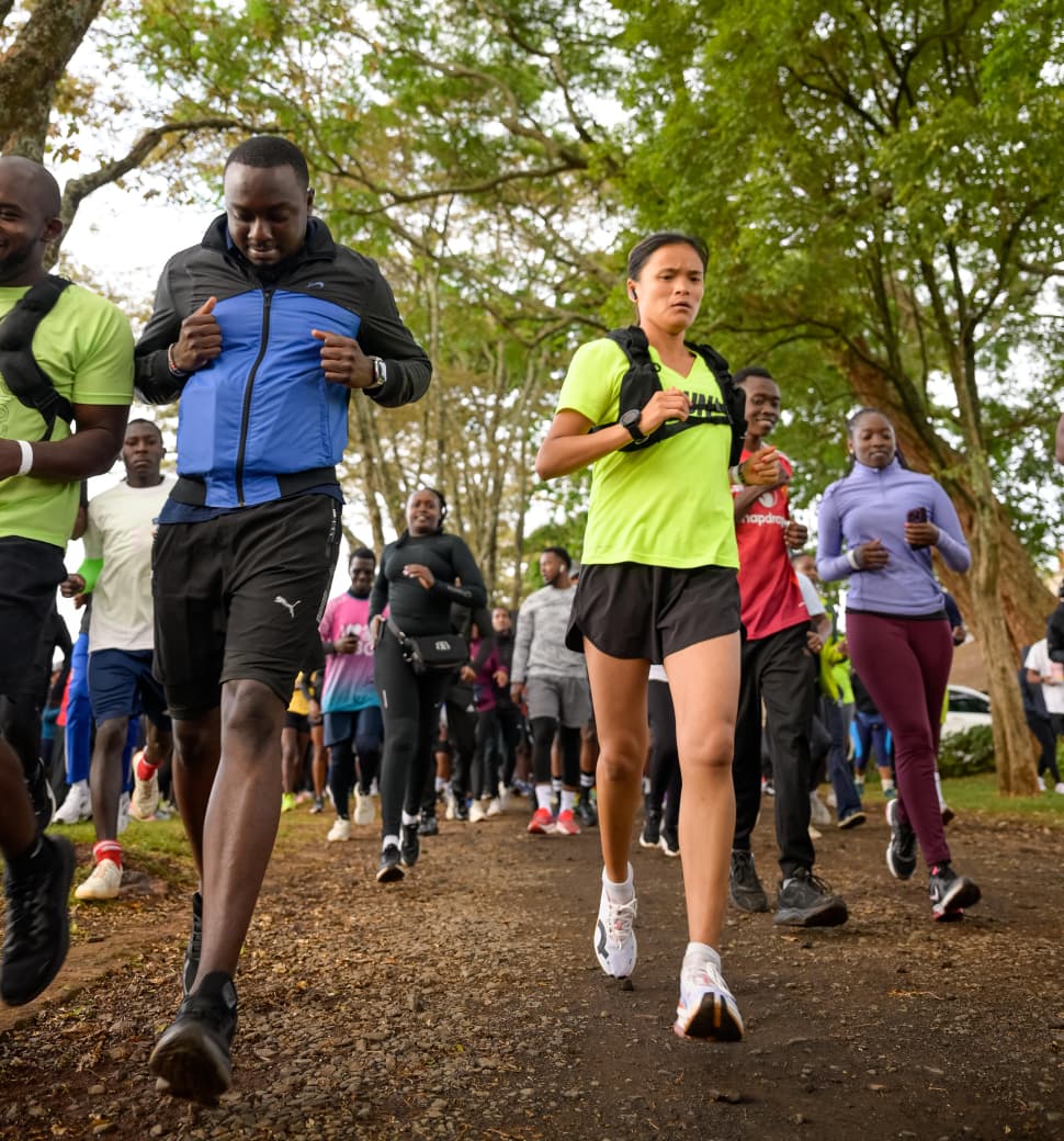 Nairobi runners swap speed for fun and community