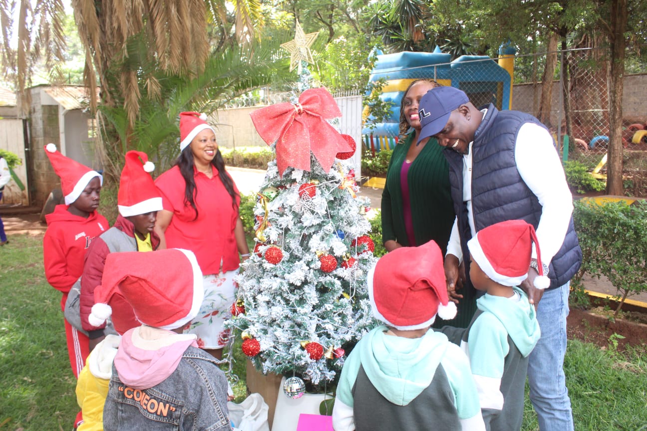 [PHOTOS] Ahadi Kenya CEO spread Christmas cheer to children with special needs