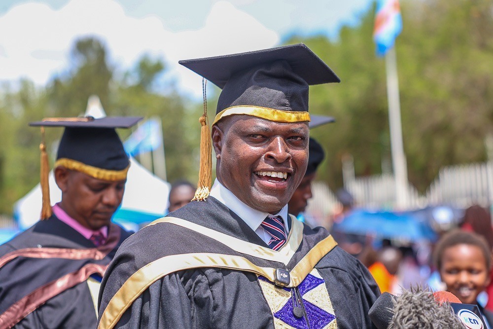 Nyoro earns second masters degree from KU