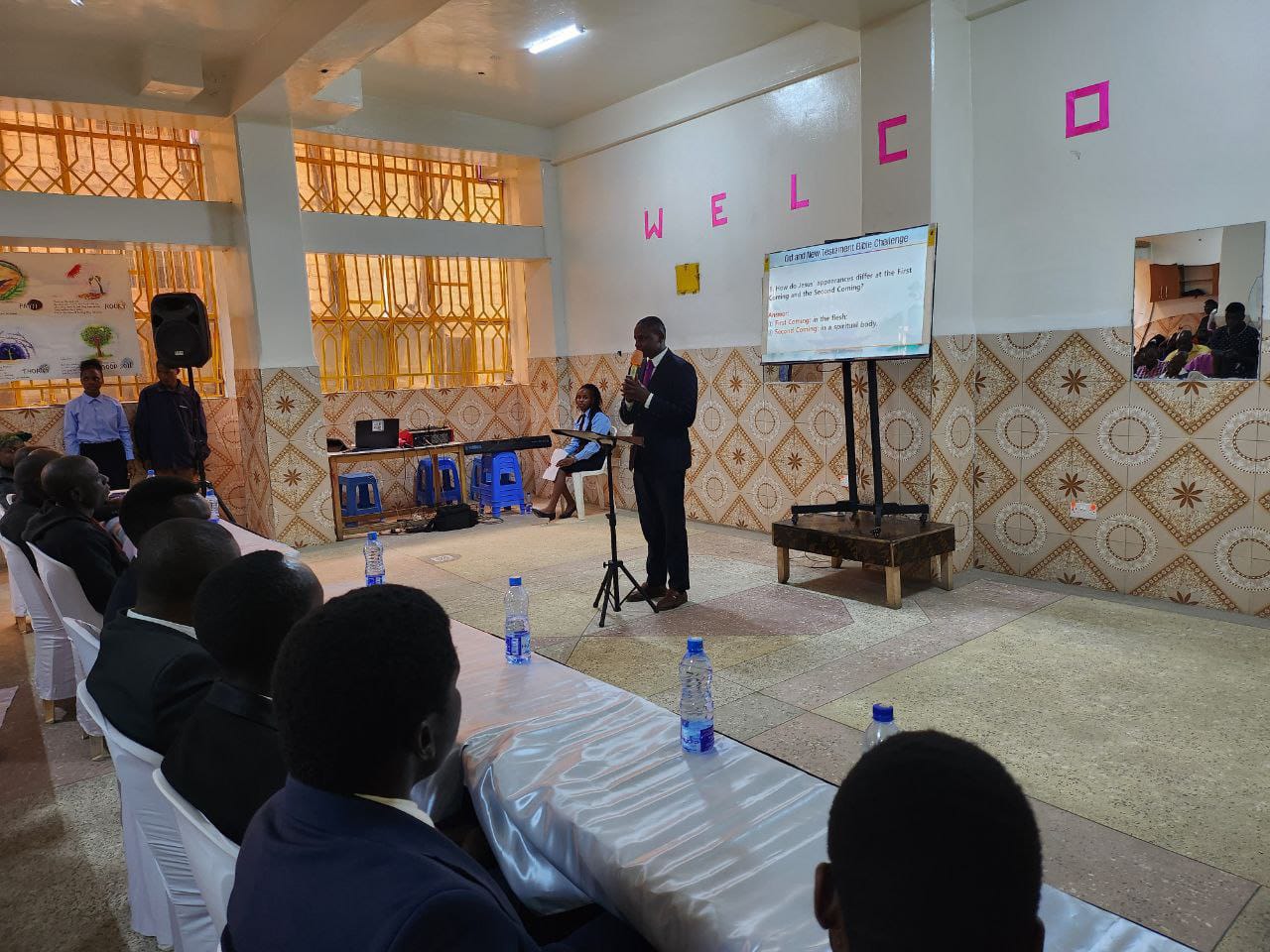 The public exam based on Revelation with pastors